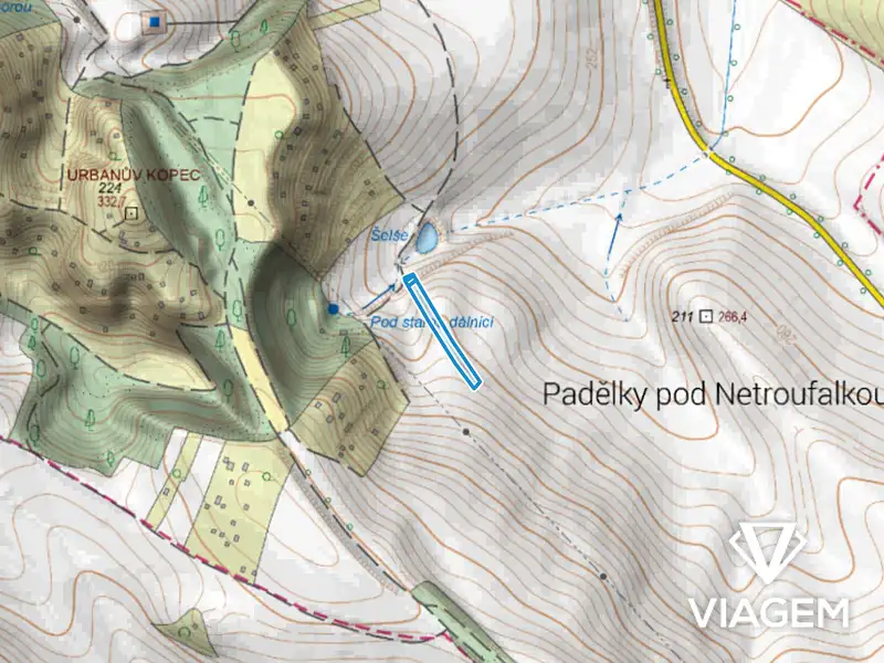 Prodej pole 2409 m², Ostopovice – náhled fotky 3