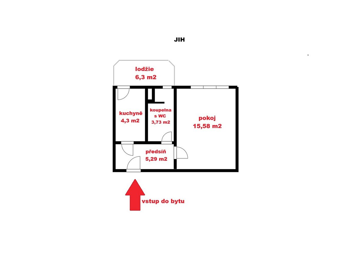 Prodej bytu 1+1 30 m² – fotografie 2