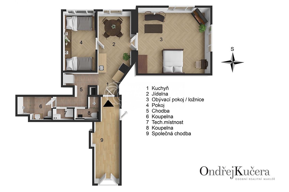 Prodej bytu 2+1 65 m² – fotografie 2
