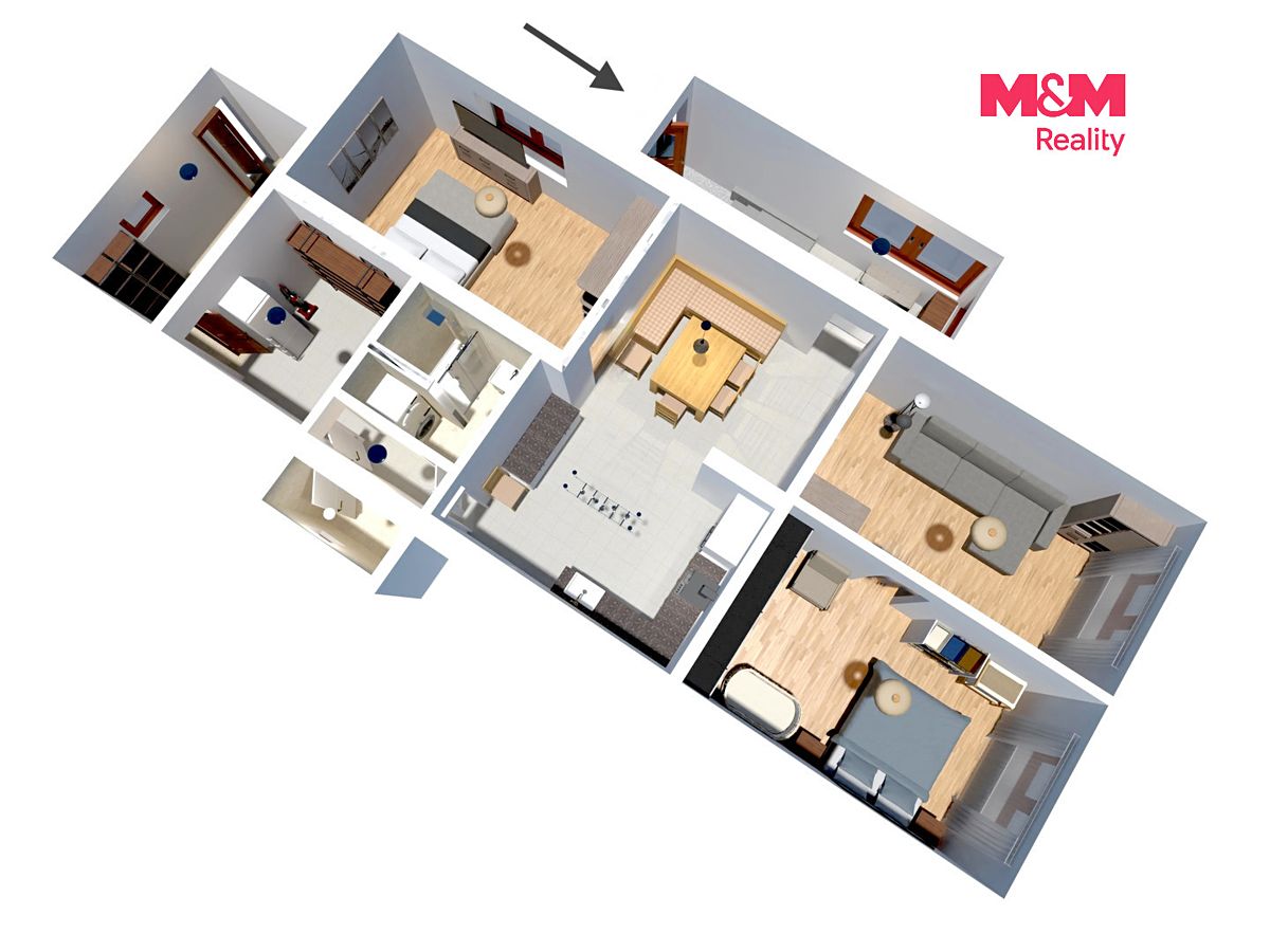 Prodej rodinného domu 225 m², pozemek 1397 m² – fotografie 5