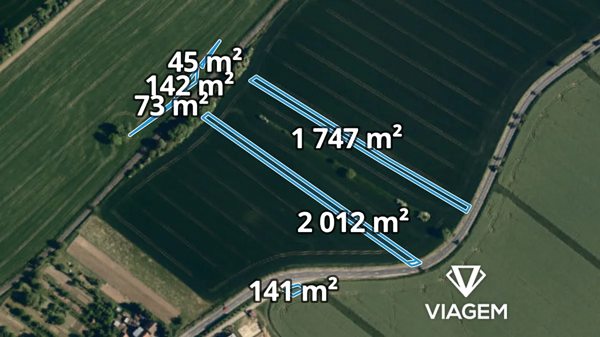 Prodej podílu 1/2 pole 2274 m²