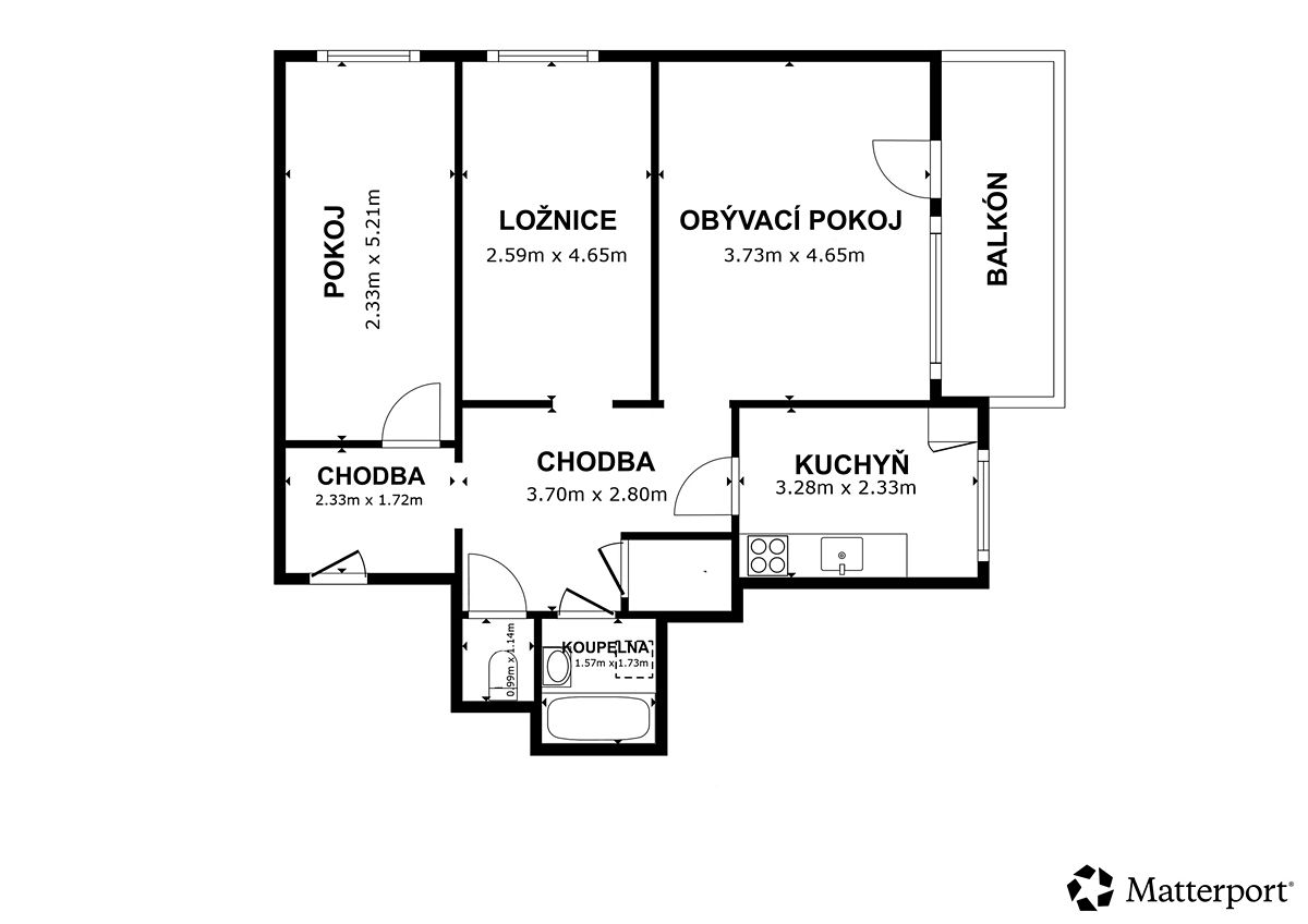 Prodej bytu 3+1 74 m² – fotografie 5