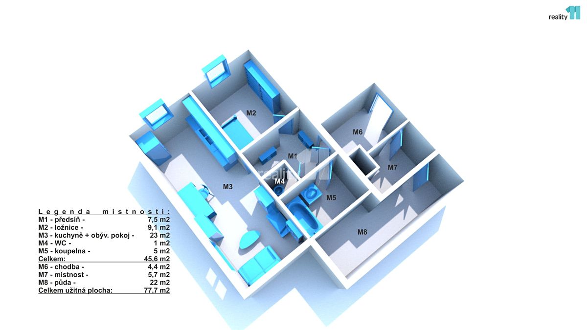 Prodej bytu 1+1 77 m² – fotografie 3