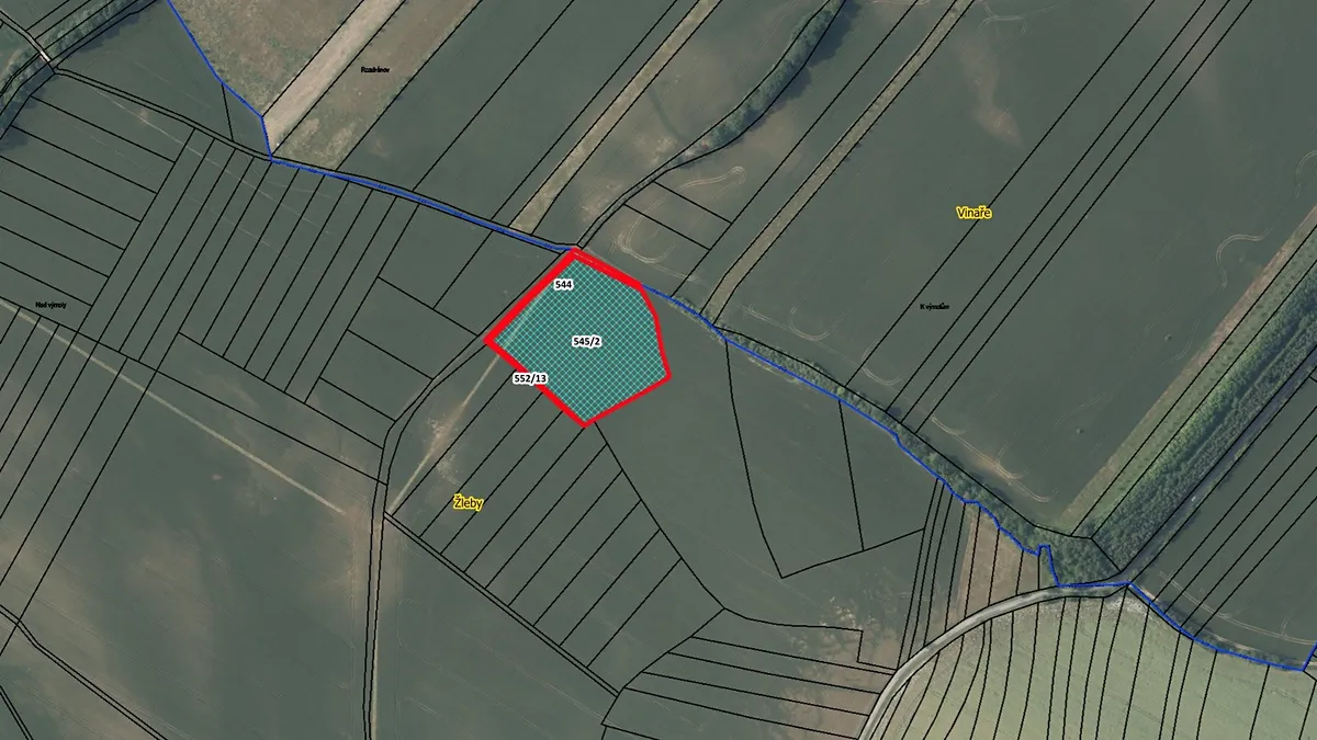 Prodej pole 13829 m²