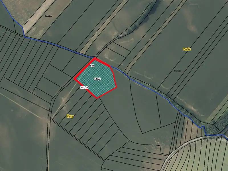 Prodej pole 13829 m², Žleby – náhled fotky 1