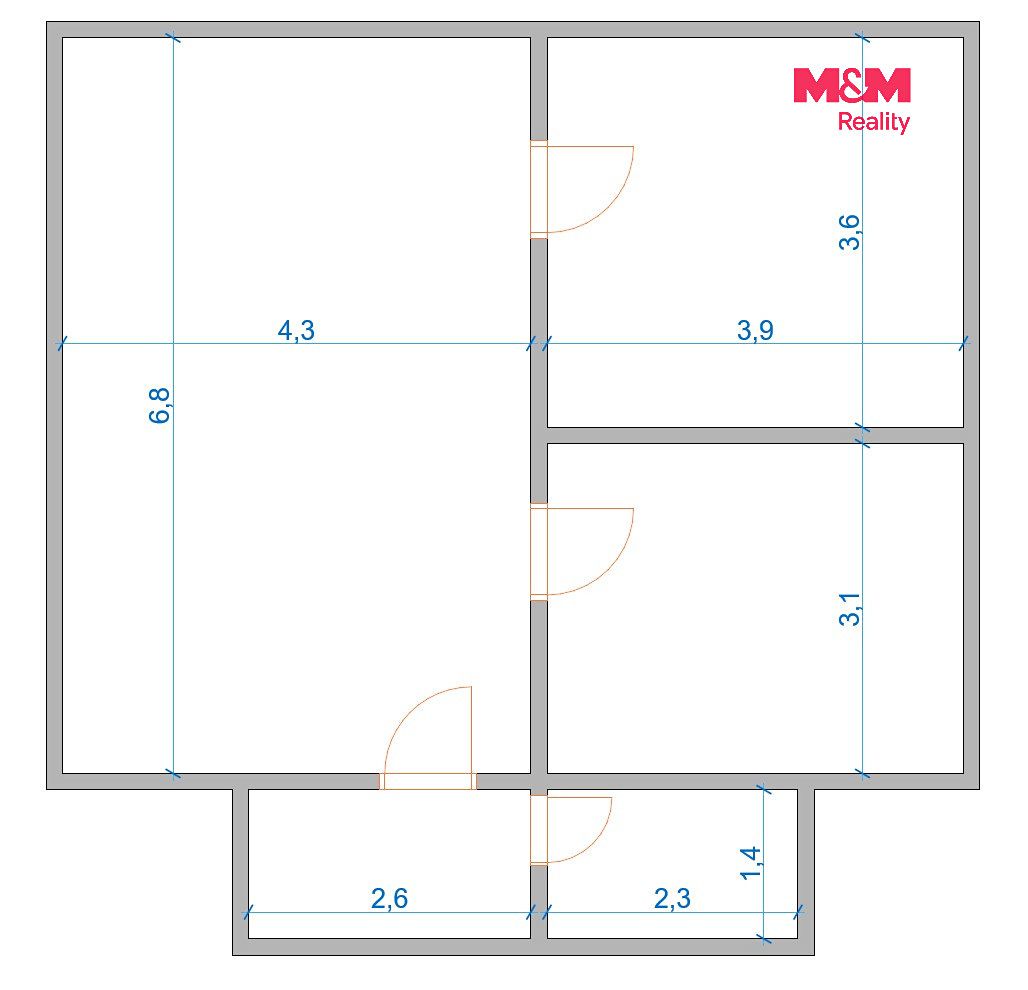 Prodej rodinného domu 69 m², pozemek 308 m² – fotografie 4