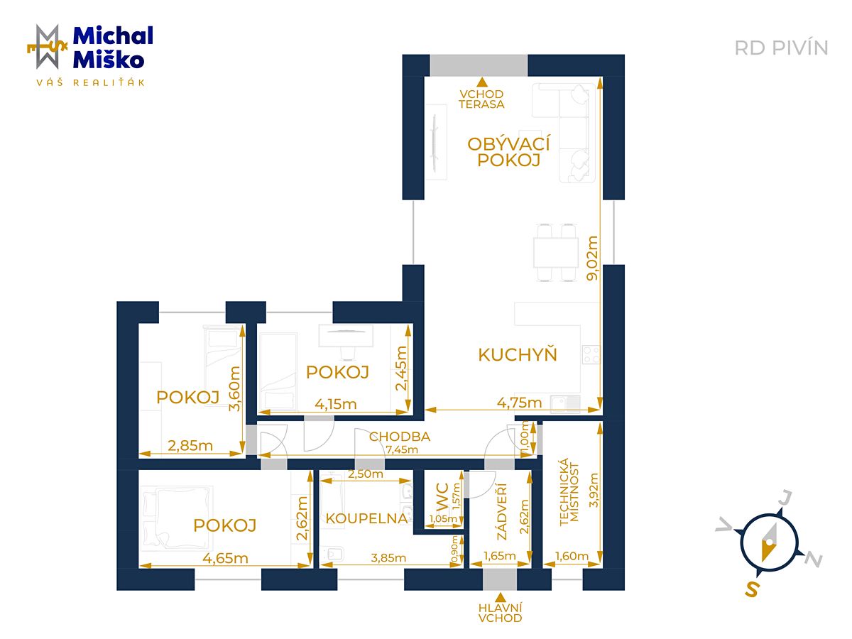 Prodej rodinného domu 153 m², pozemek 943 m² – fotografie 2