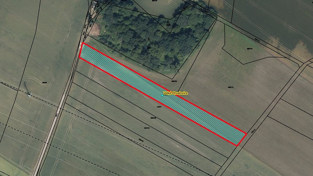 Prodej pozemku 4652 m², Pečky – fotka 1 z 3