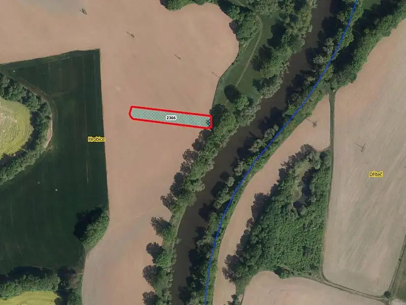 Prodej pole 2419 m², Hrobice – náhled fotky 1
