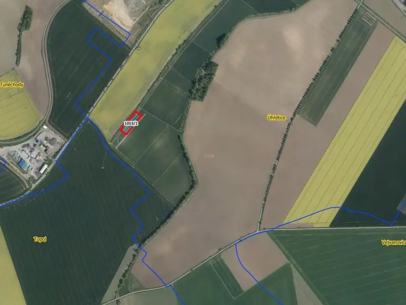 Prodej pole 3286 m², Úhřetice – náhled fotky 2
