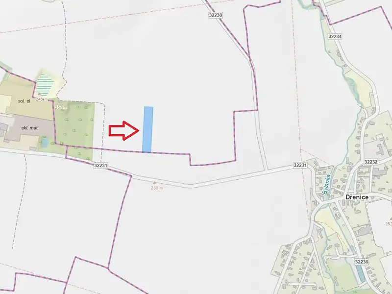 Prodej pole 8396 m², Dubany – náhled fotky 2