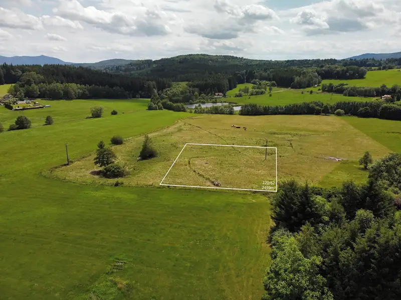 Prodej stavebního pozemku 2459 m², Česká Kubice – náhled fotky 2