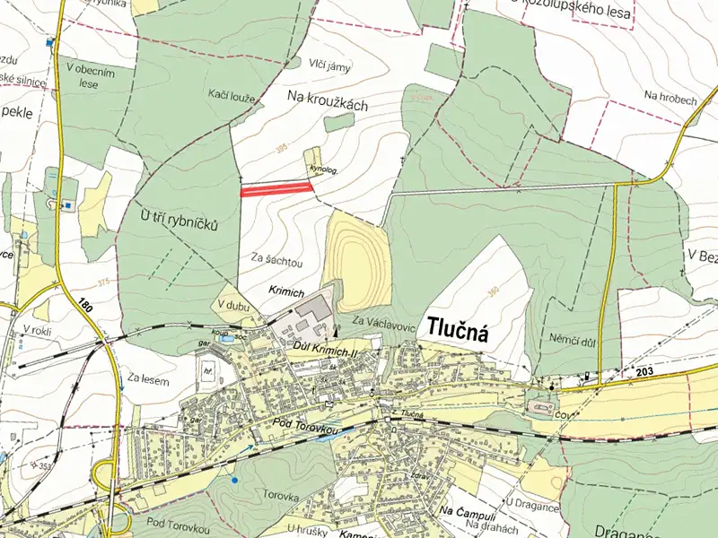 Prodej pole 10152 m², Tlučná – náhled fotky 2