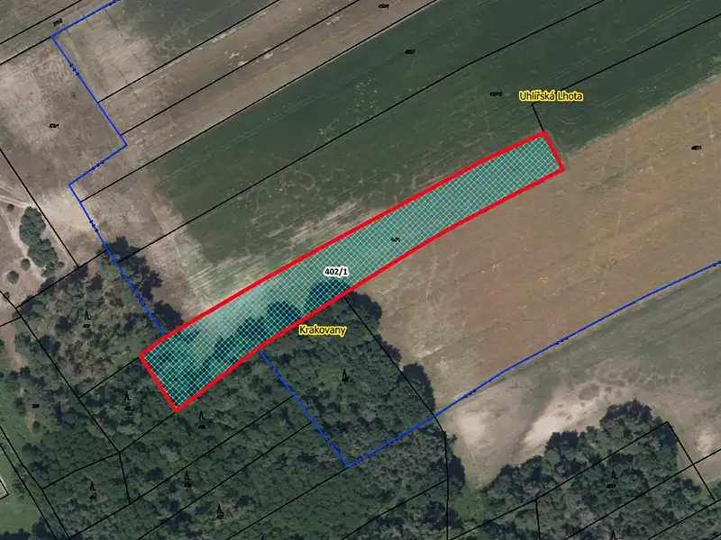 Prodej pozemku 5460 m², Krakovany – náhled fotky 1