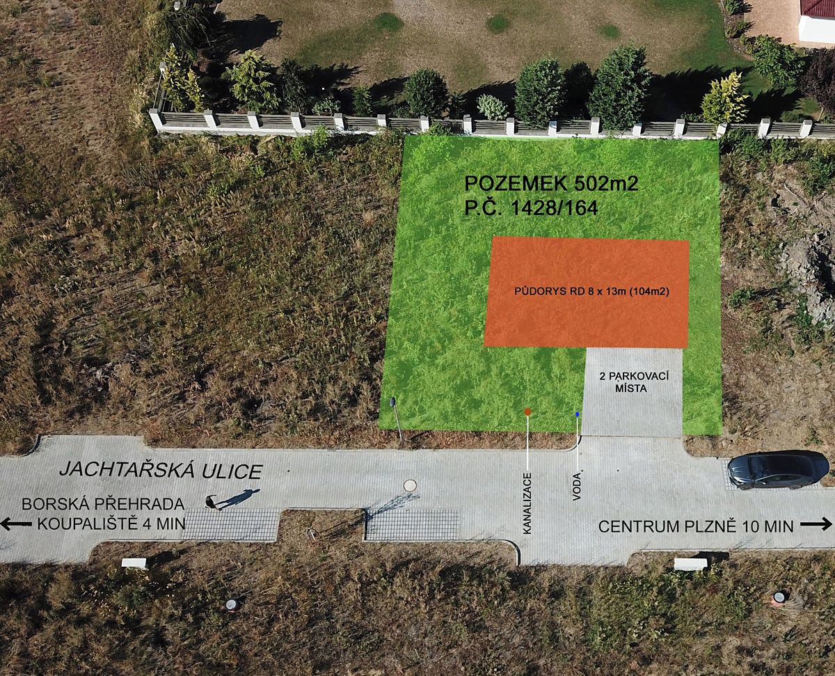 Prodej stavebního pozemku 502 m² – fotografie 2