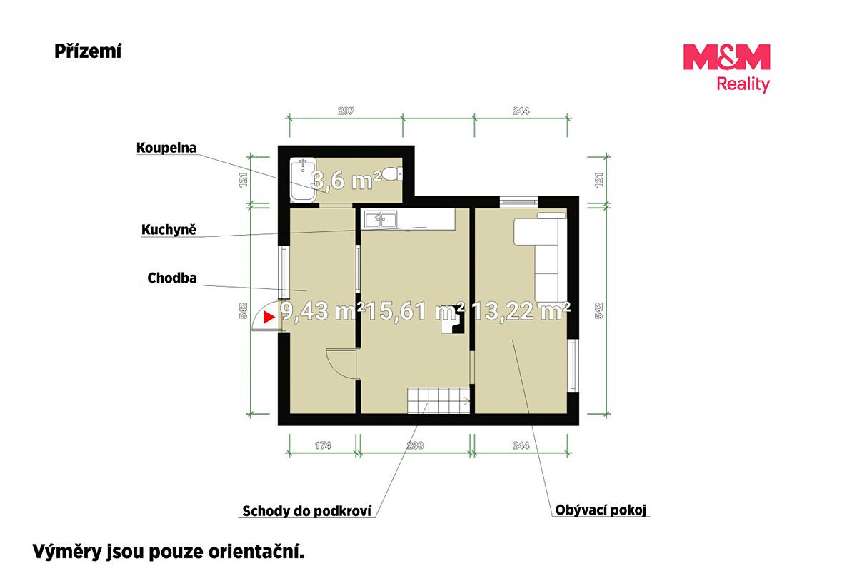 Prodej chaty 65 m², pozemek 64 m² – fotografie 2
