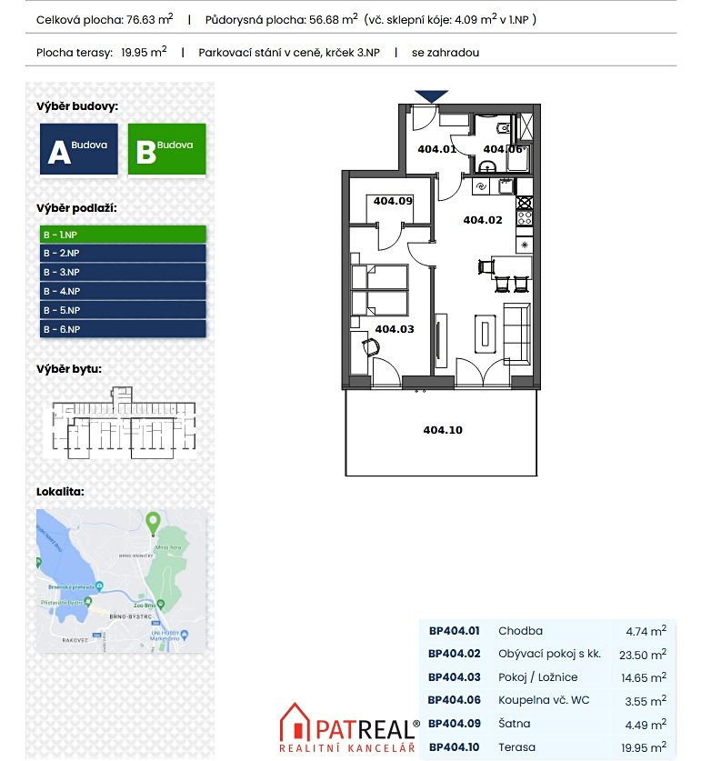 Prodej bytu 2+kk 143 m² – fotografie 2