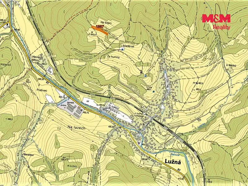 Prodej louky 2813 m², Lužná – náhled fotky 2