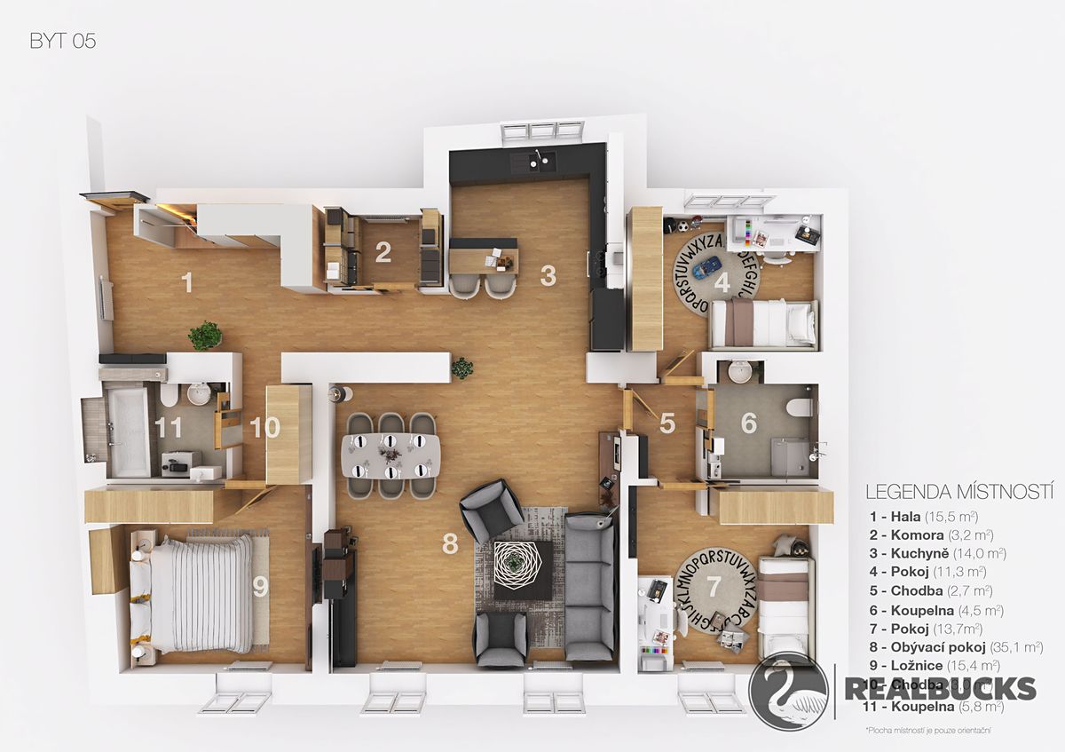 Prodej bytu 4+1 135 m² – fotografie 2