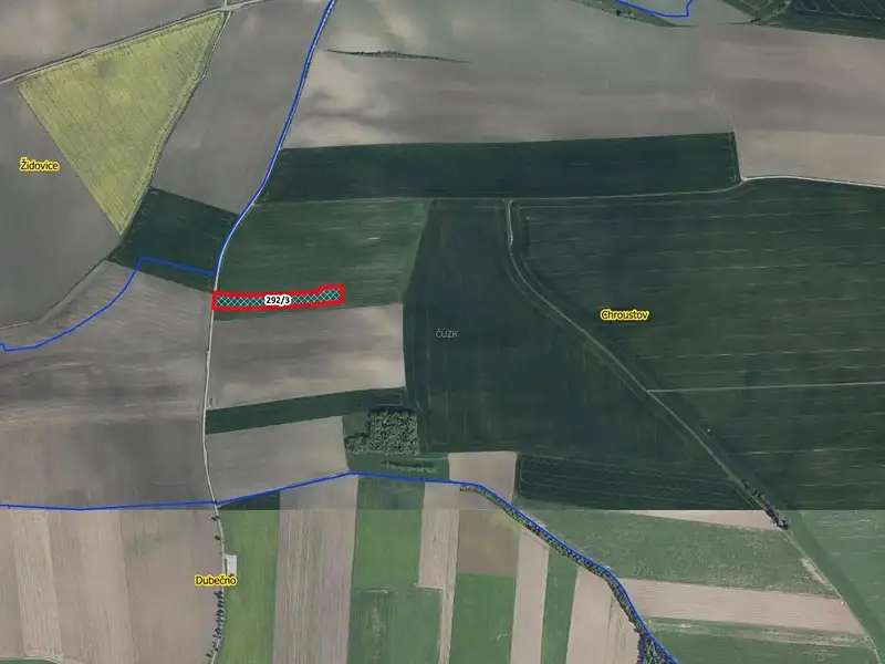 Prodej pole 7193 m², Chroustov – náhled fotky 2