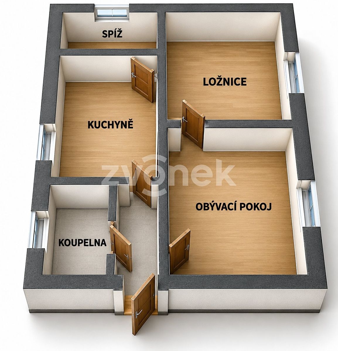 Prodej rodinného domu 50 m², pozemek 429 m² – fotografie 2