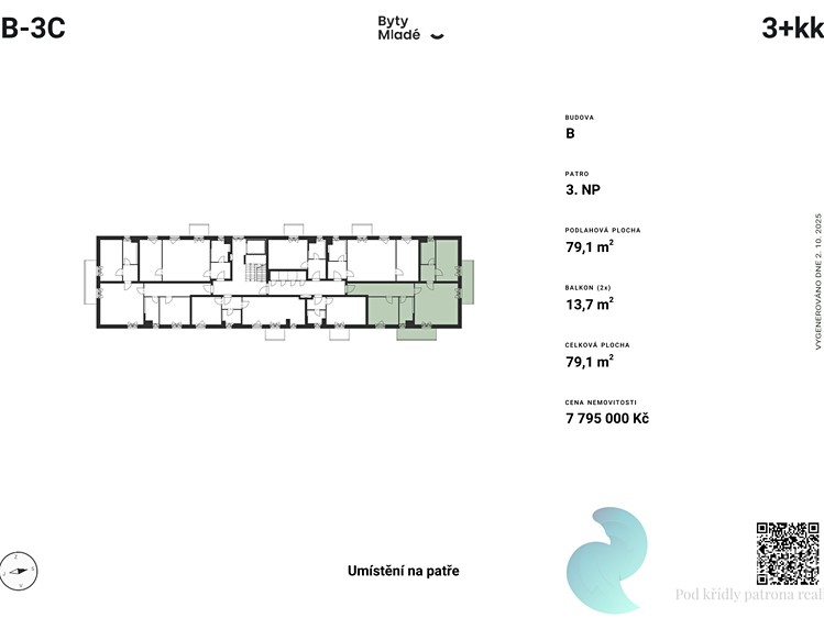 Wohnung 3+kk zum Kauf, 84 m² (5 von 14)