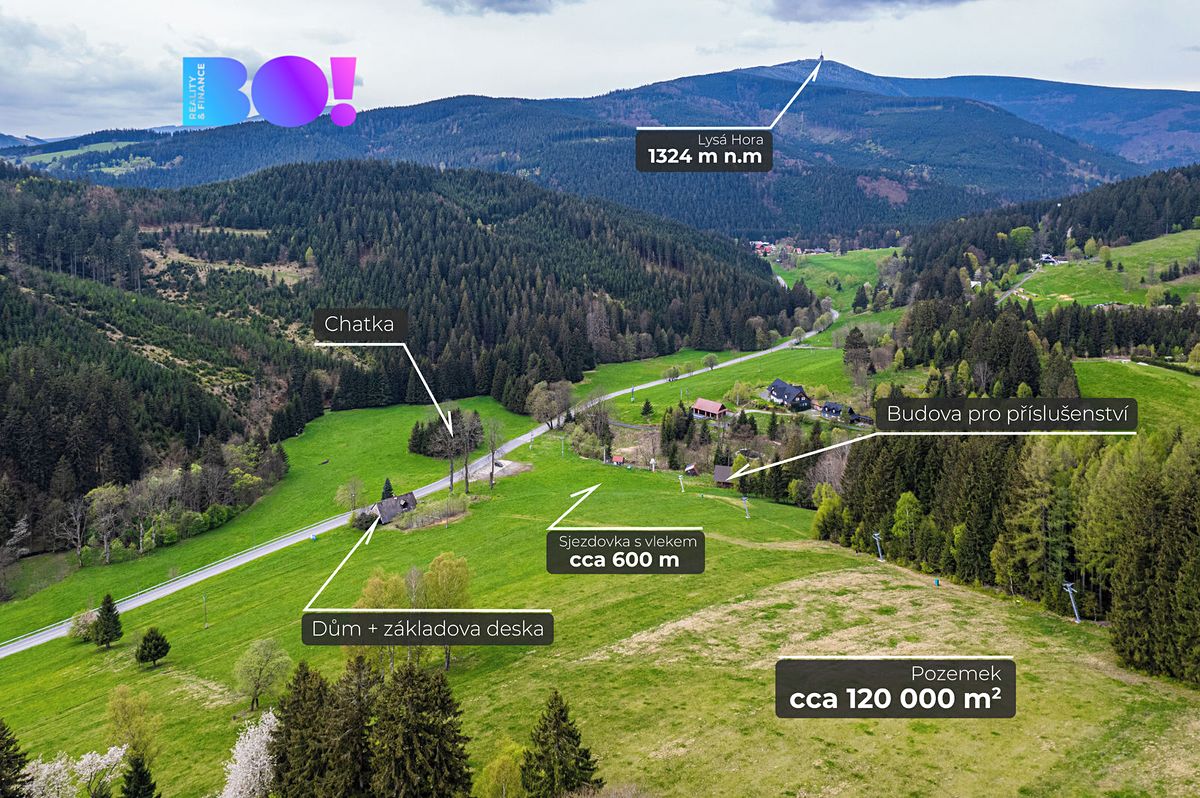 Prodej chalupy 95 m², pozemek 119241 m²