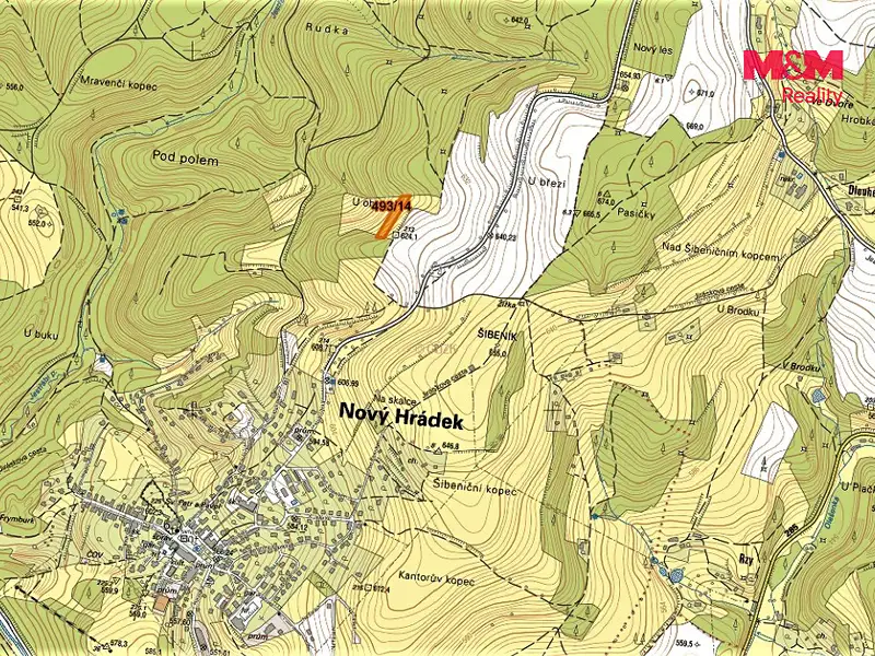 Prodej louky 2887 m², Nový Hrádek – náhled fotky 2