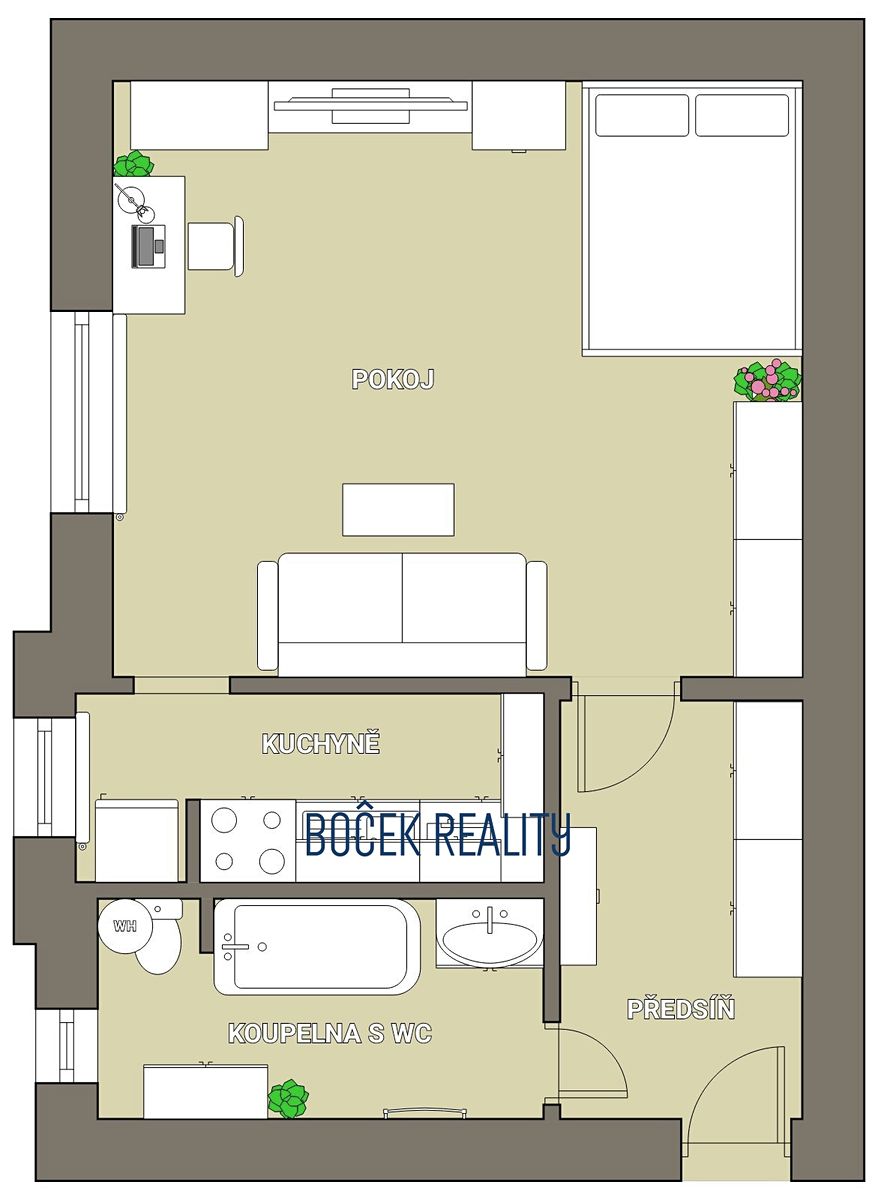 Prodej bytu 1+1 37 m² – fotografie 4