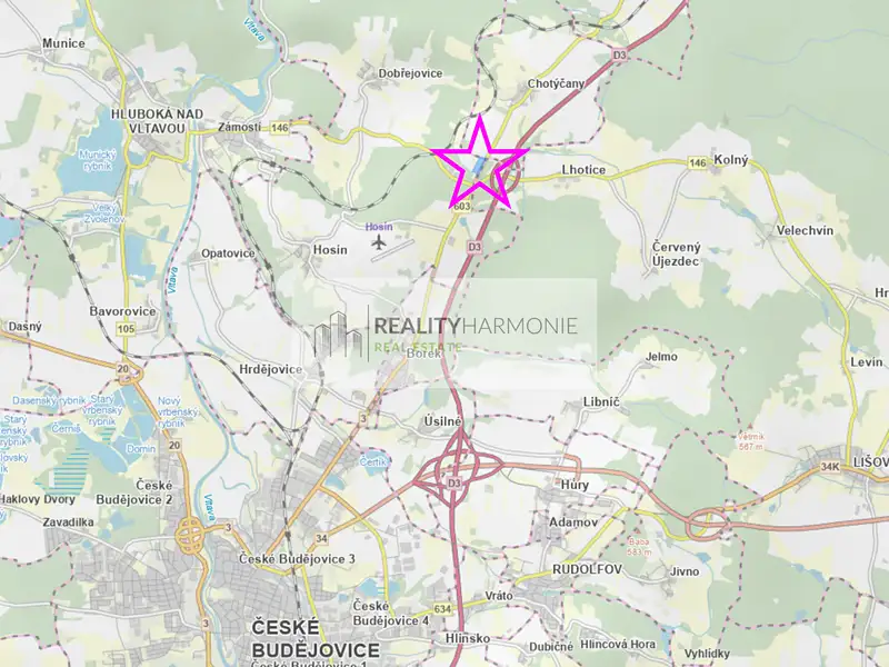 Prodej komerčního pozemku 34899 m², Hosín – náhled fotky 1