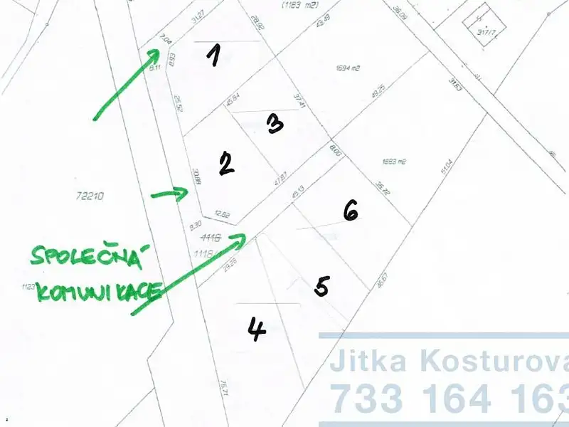 Prodej stavebního pozemku 1000 m², Krnov – náhled fotky 3