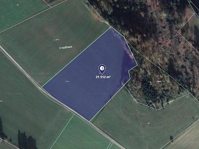 Prodej pole 21512 m²
