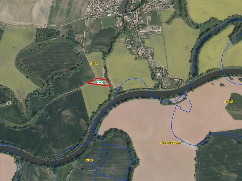 Prodej pole 6475 m², Semín – náhled fotky 2