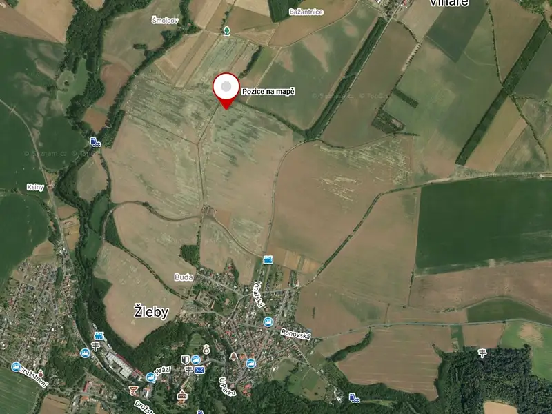 Prodej pole 13829 m², Žleby – náhled fotky 3
