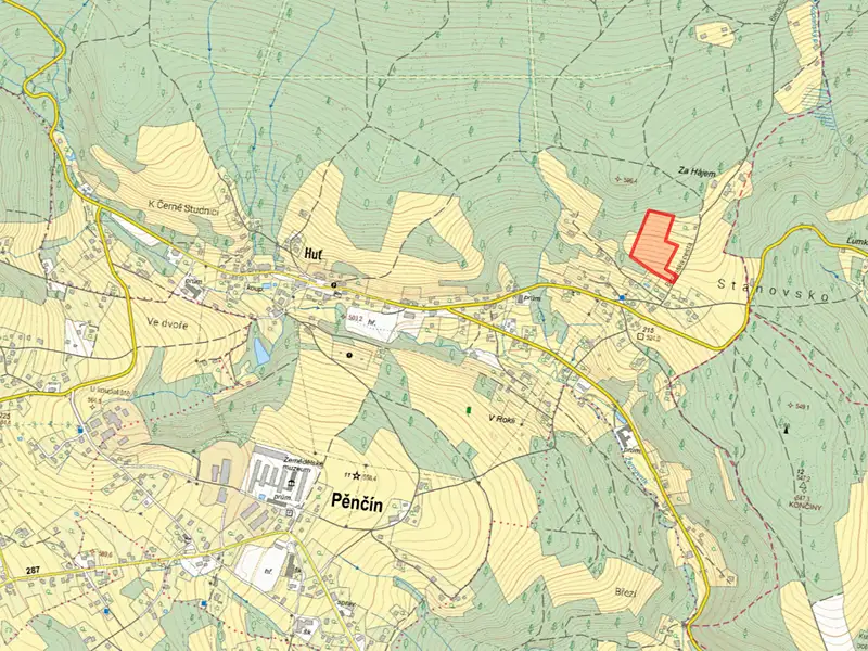Prodej pole 16398 m², Pěnčín – náhled fotky 2