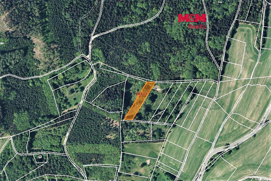 Prodej louky 2694 m², Nový Hrádek – fotka 1 z 3
