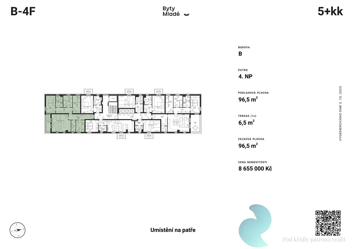 Prodej bytu 5+kk 105 m² – fotografie 4