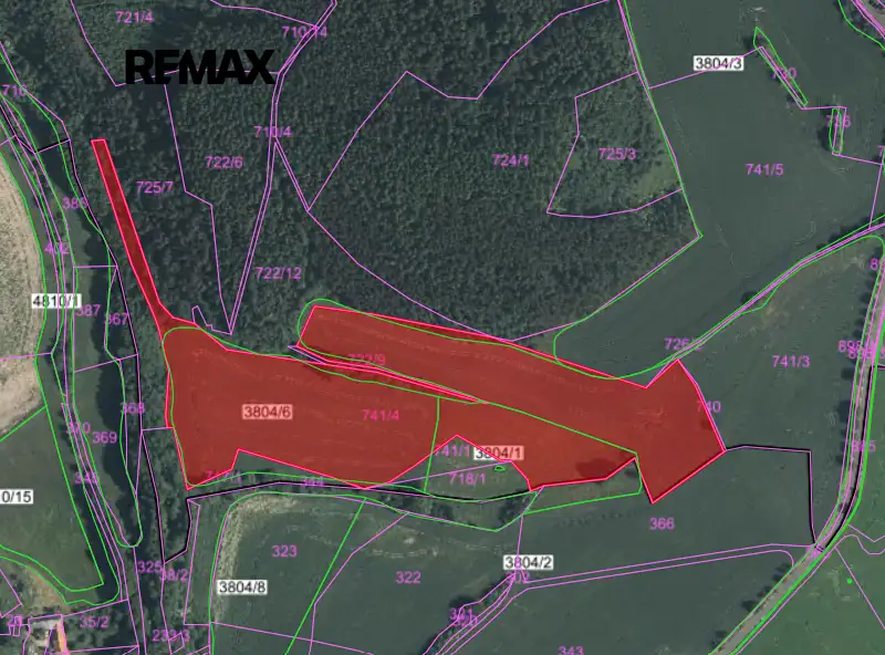 Prodej pole 49428 m², Počepice – náhled fotky 1