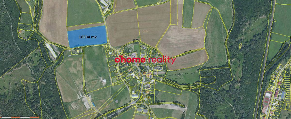 Prodej pole 18534 m²