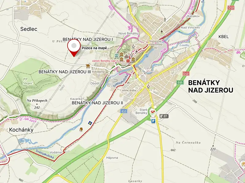 Prodej pozemku 5957 m², Benátky nad Jizerou – náhled fotky 3