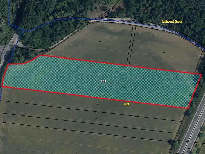 Prodej pole 24904 m², Benátky nad Jizerou – náhled fotky 1