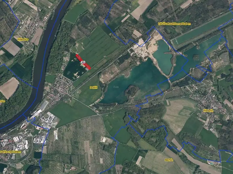 Prodej pozemku 9636 m², Dobříň – náhled fotky 2