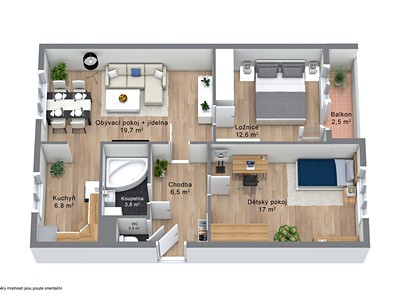 Квартира 3+1 на продаж, 68 м² (2 з 14)