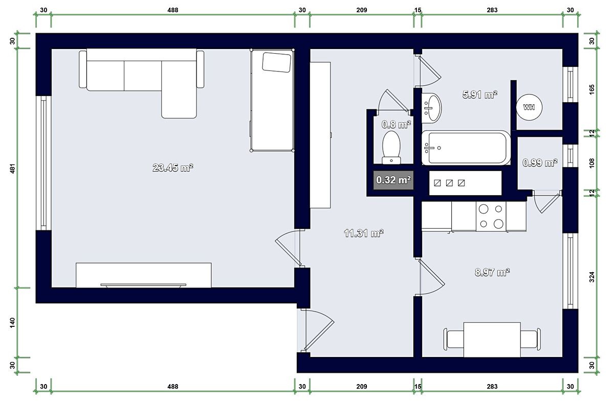 Prodej bytu 1+1 50 m² – fotografie 4