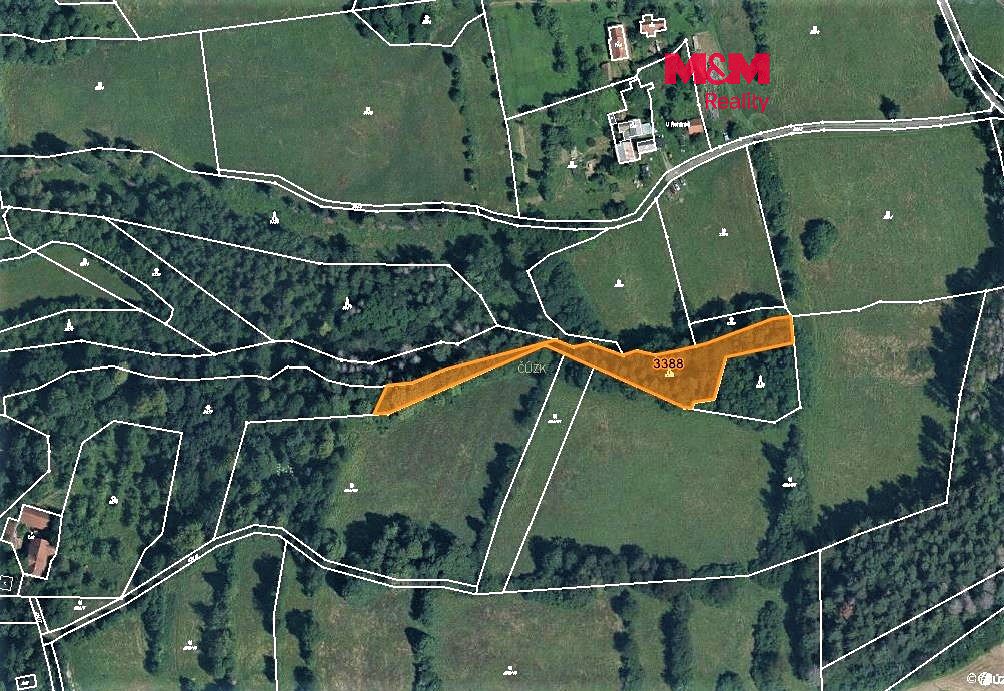 Prodej lesa 1421 m², Malá Bystřice – fotka 1 z 3