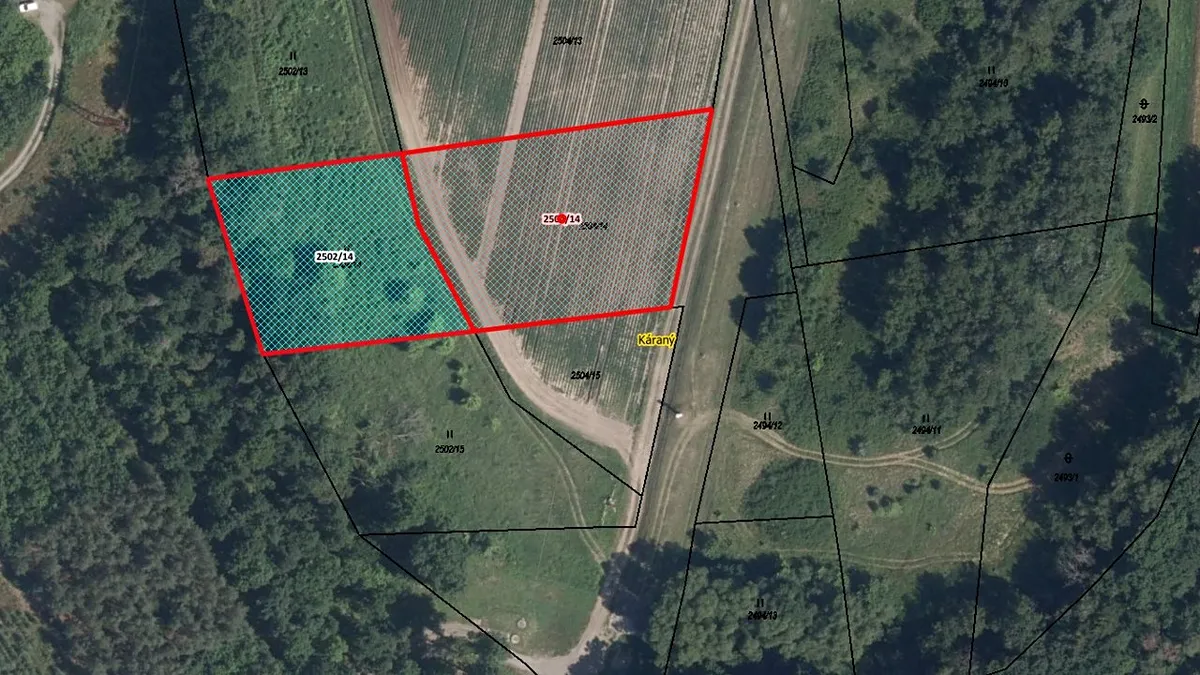 Prodej pozemku 4890 m²