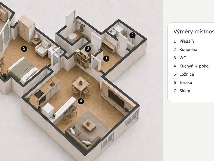 Wohnung 2+kk zum Kauf, 63 m² (21 von 21)