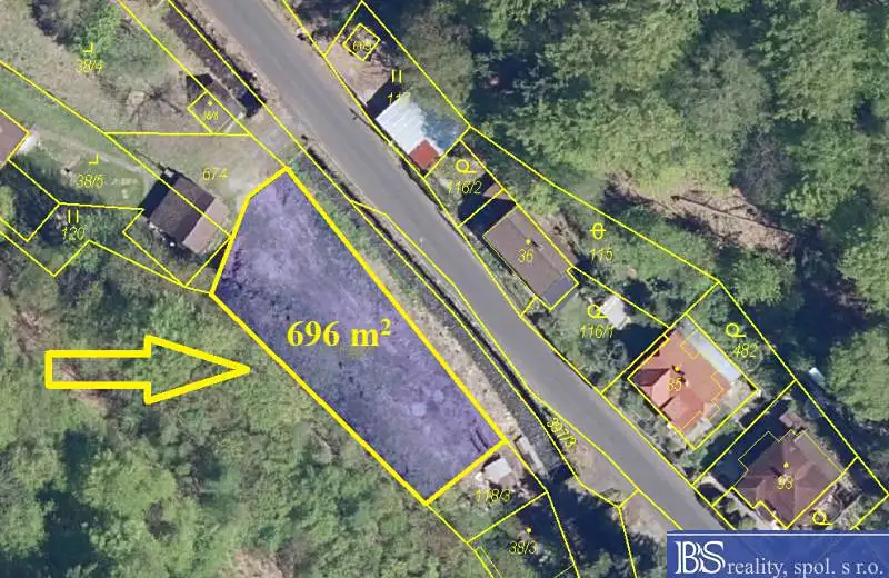 Prodej stavebního pozemku 696 m², Telnice – náhled fotky 1