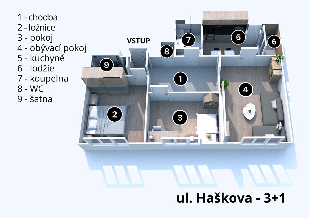 Prodej bytu 3+1 70 m² – fotografie 5