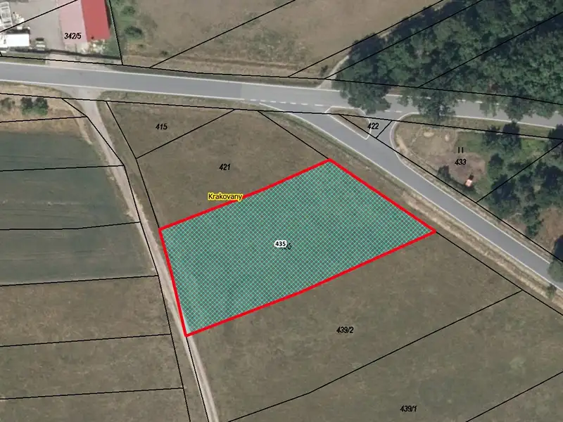Prodej pozemku 1997 m², Krakovany – náhled fotky 1